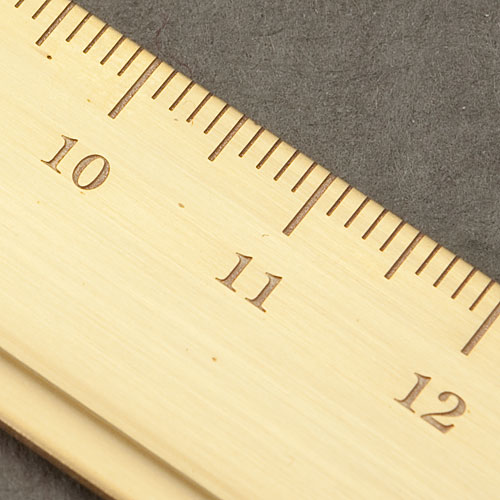 Lineal aus Messing 15cm