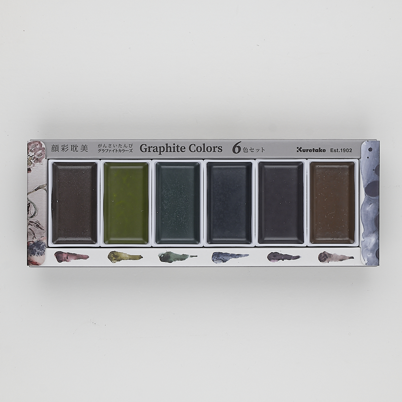 Kuretake Aquarellfarben Gansai Tambi Graphite Colors