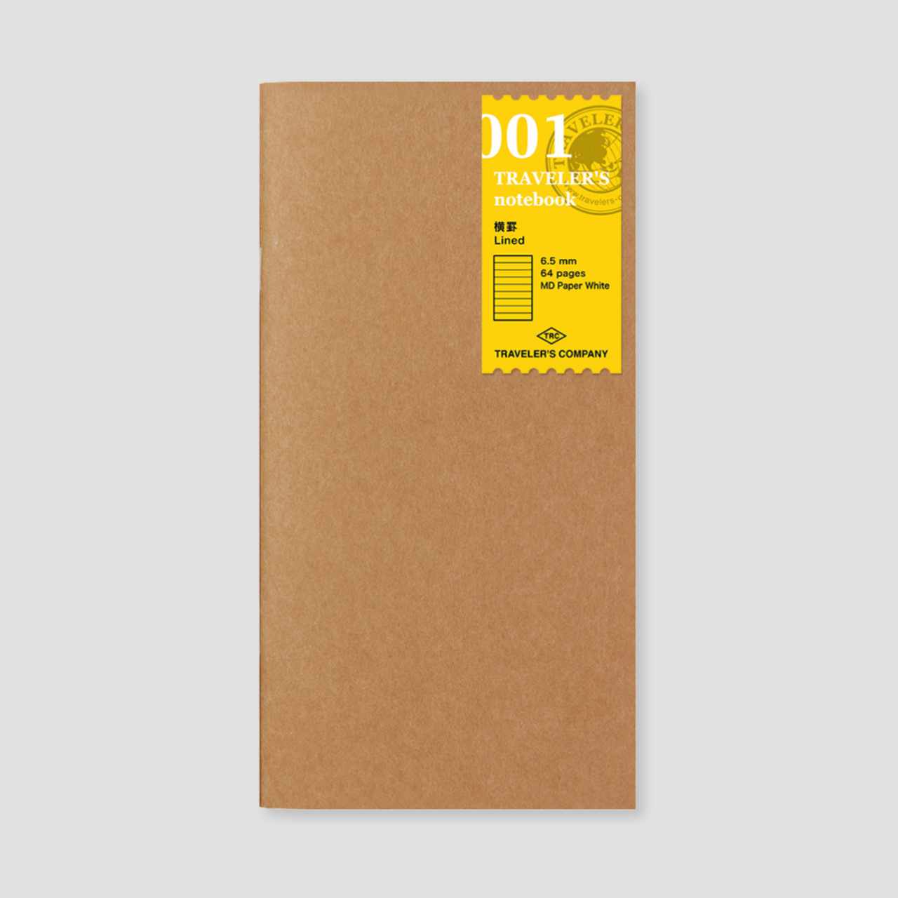 Traveler's Notebook Regular "001" liniert