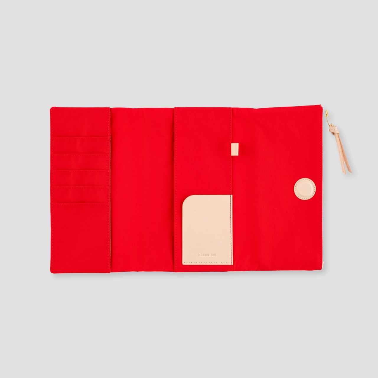 Hobonichi Cover Tragen: Red (Weeks)