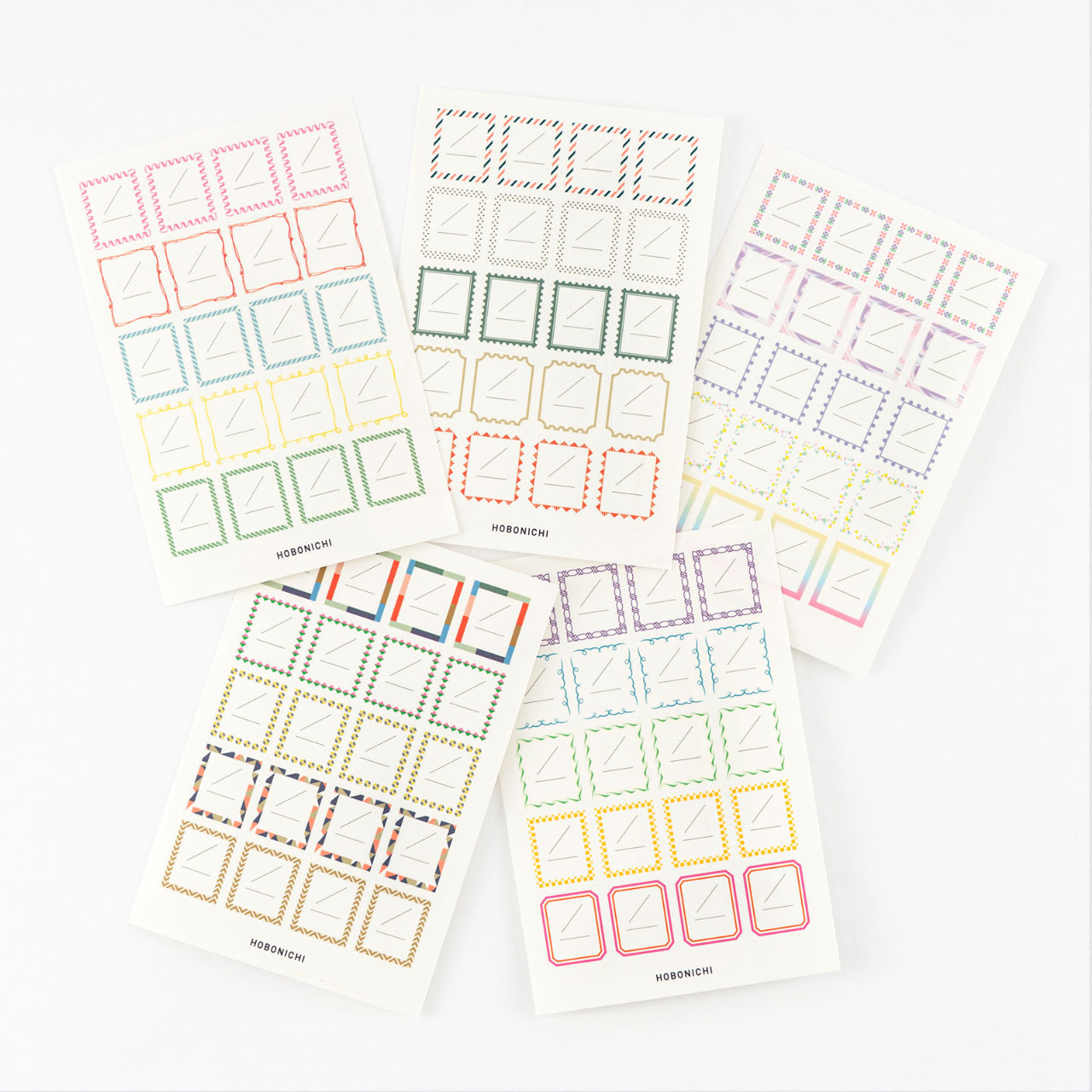Hobonichi Etiketten Frame Stickers