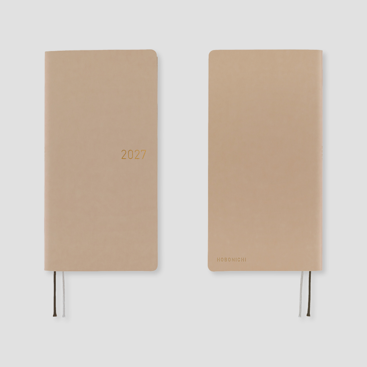 Hobonichi Taschenplaner 2027 Weeks Smooth: Cafe au Lait (engl.)