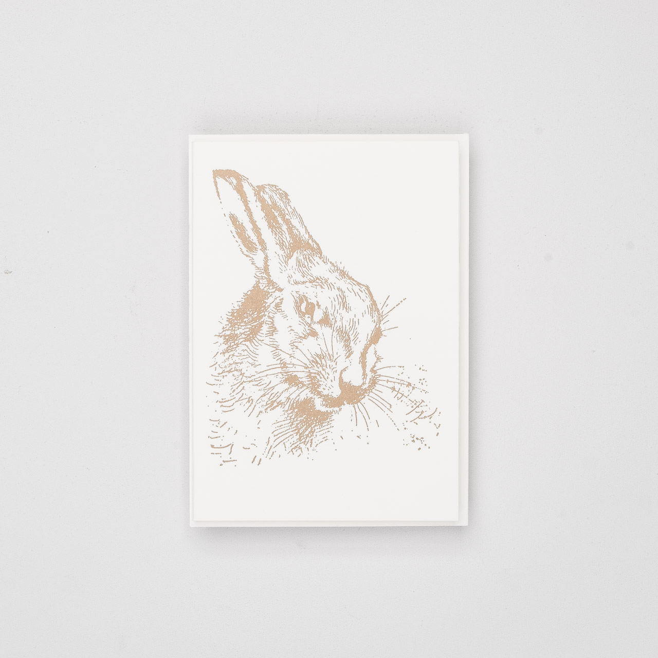 Archivist Letterpress Klappkarte "Hase"