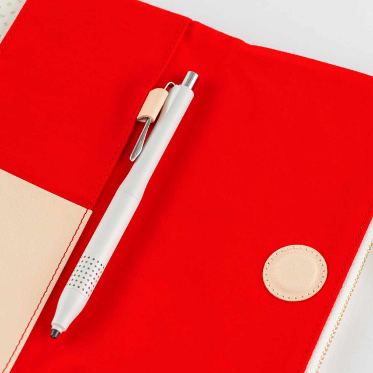 Hobonichi Cover Tragen: Red (Weeks)