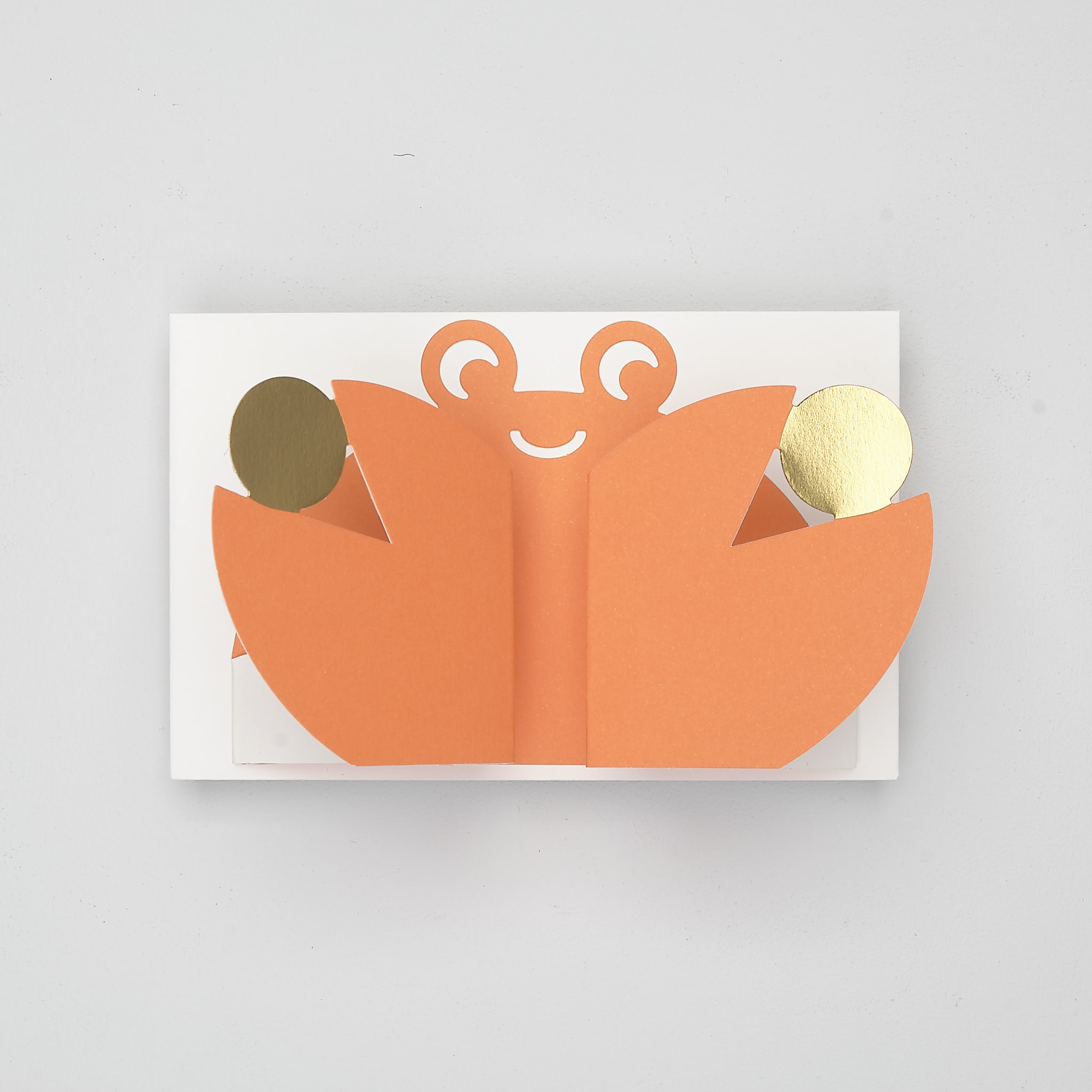 Klappkarte im Die-Cut Crab Snip Snap