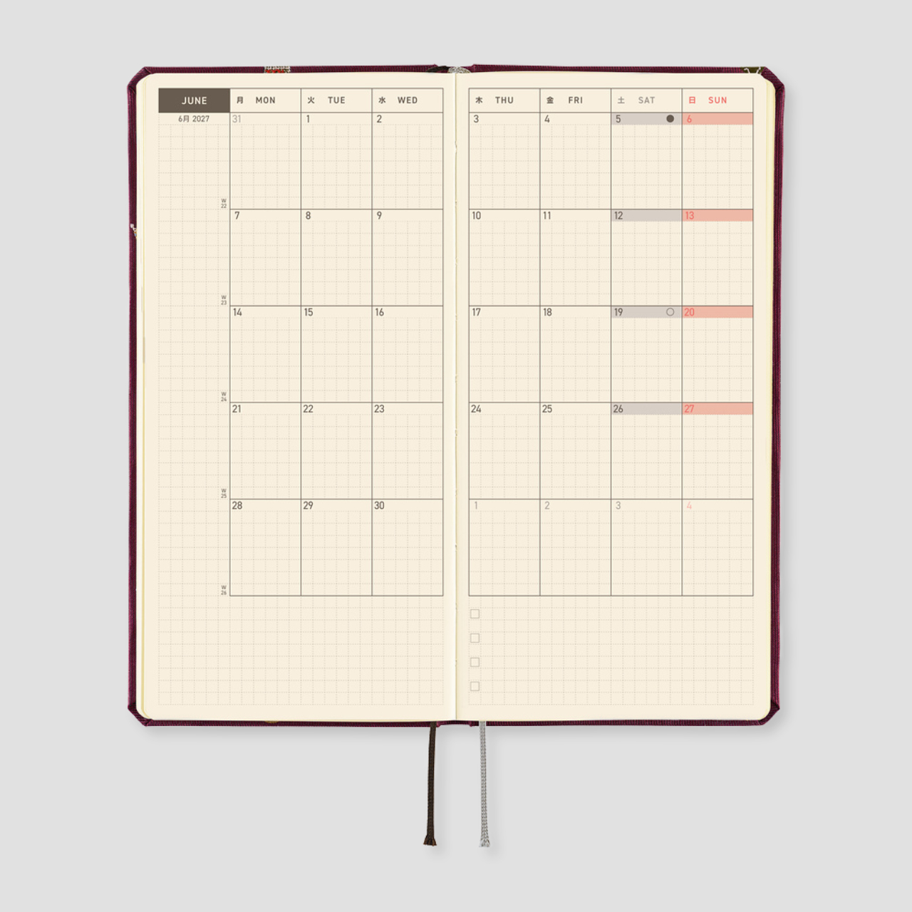 Hobonichi Taschenplaner 2027 Weeks V&A Series: Welcome to the V&A (engl.)