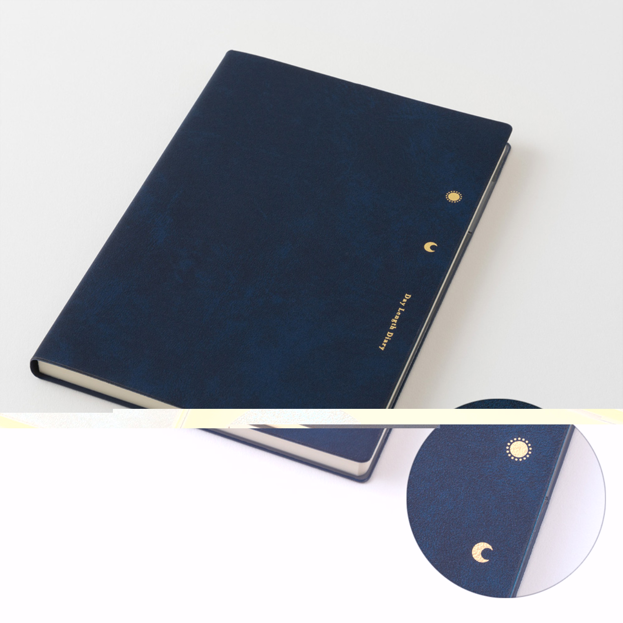 Midori Planer Gradation Diary Day Length 2027 Navy (B6)