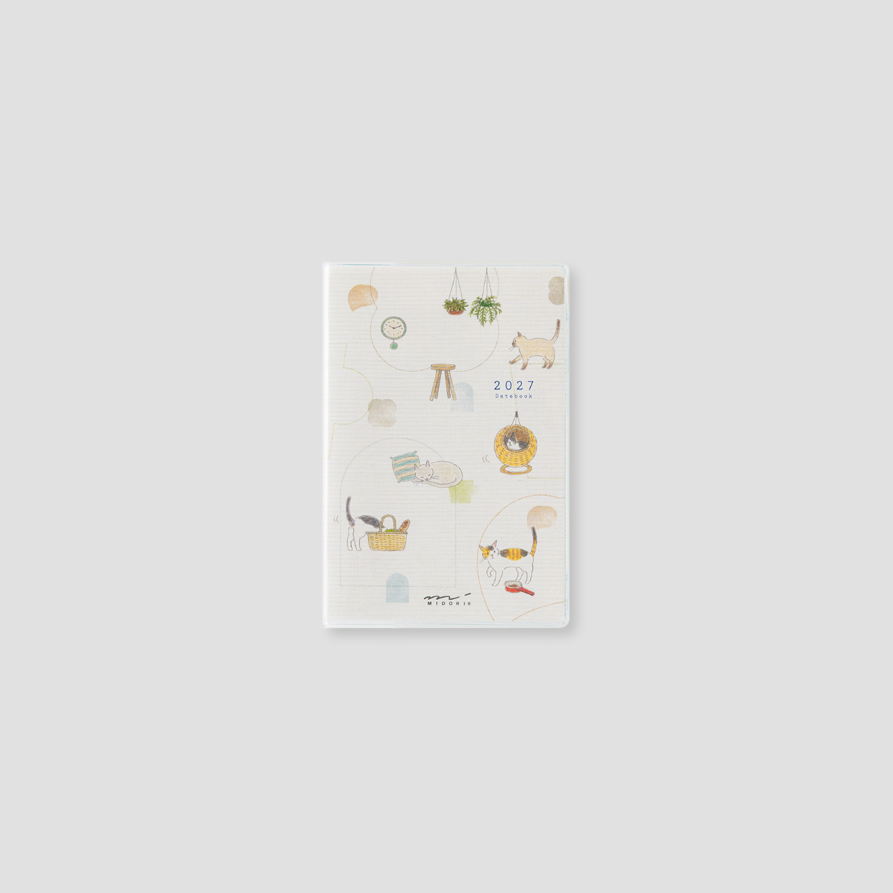 Midori Planer Pocket Diary Cat 2027 (Mini)