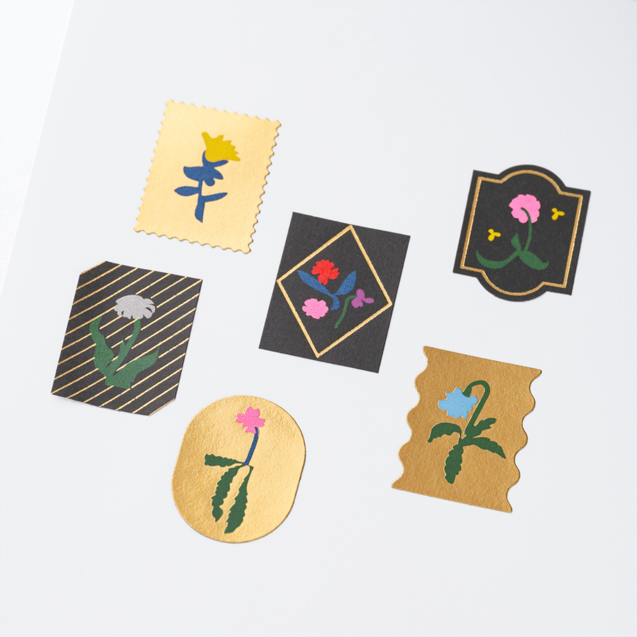Hobonichi Foliengeprägte Sticker - Yoshie Watanabe: Petit Bloom