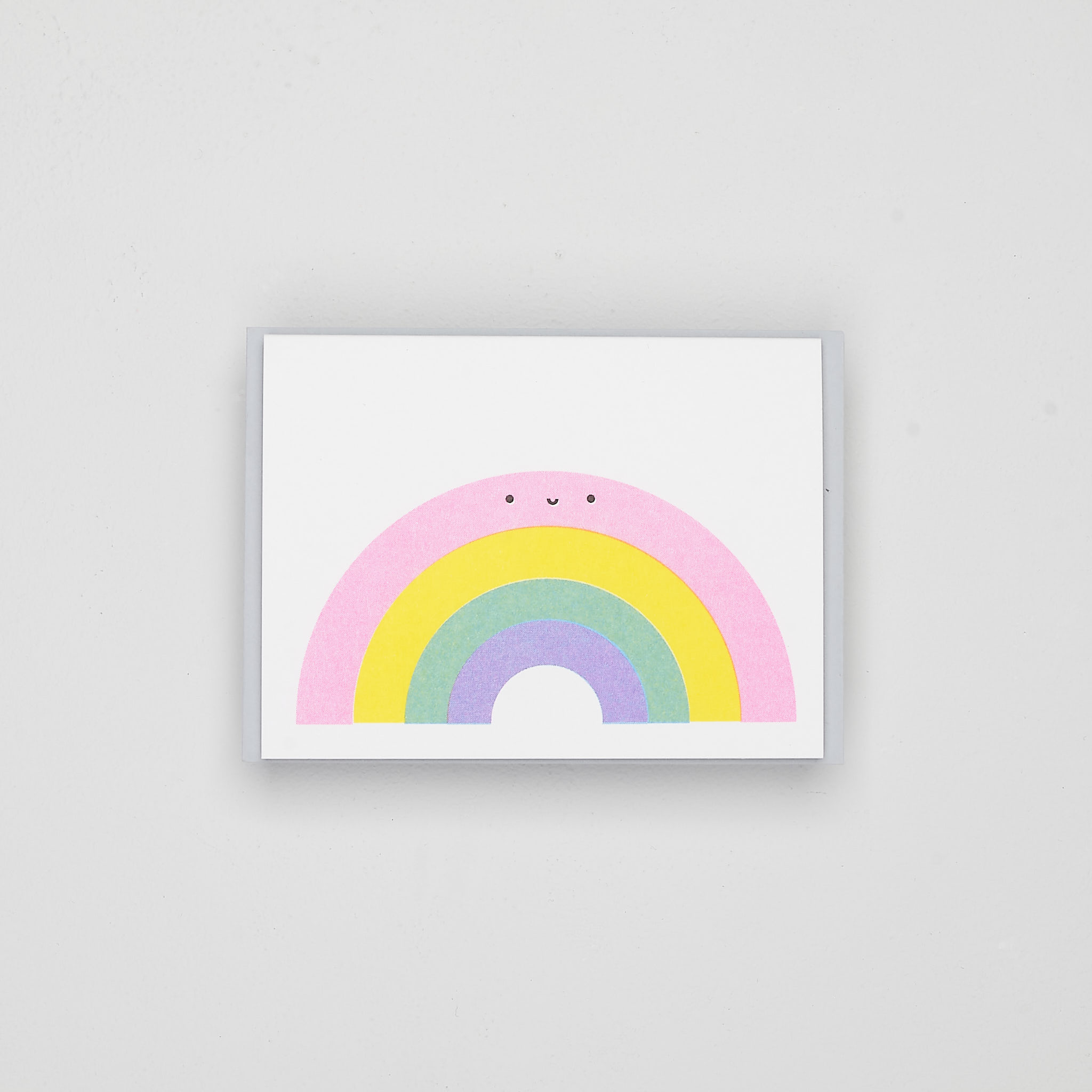 Mini Klappkarte Regenbogen