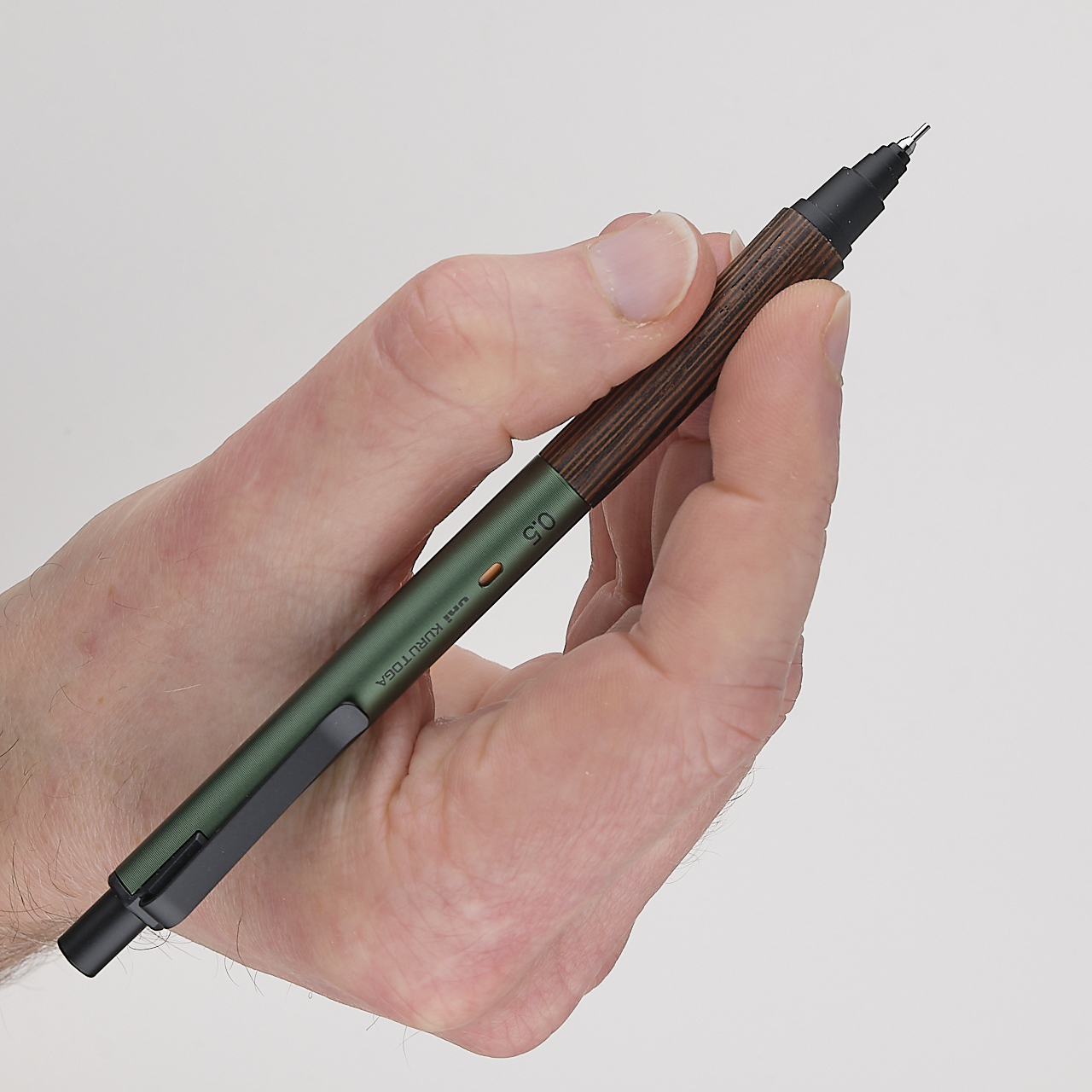 Uni Druckbleistift Kuru Toga Wood Forrest Green (0.5 mm)