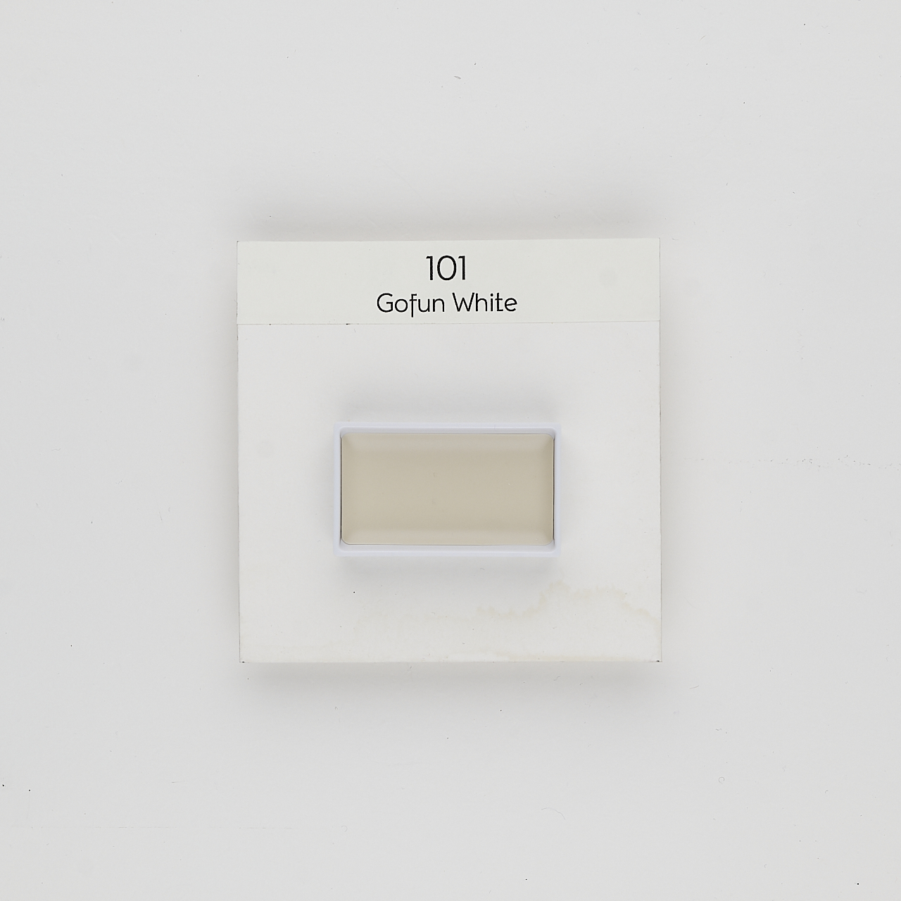Kuretake Gansai Tambi Aquarellfarbe No.101 GOFUN WHITE