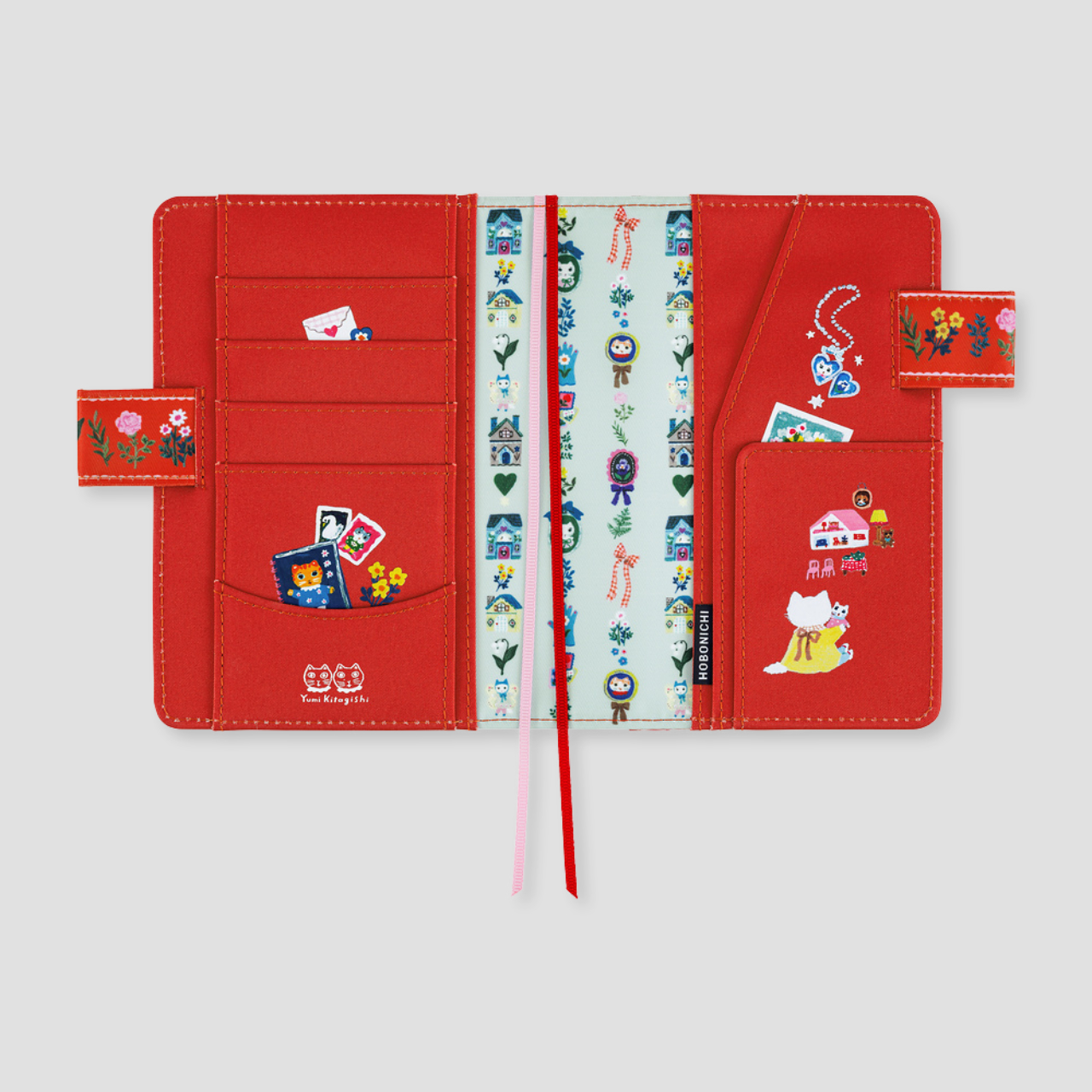 Hobonichi Cover Yumi Kitagishi: White Cat House (A6)