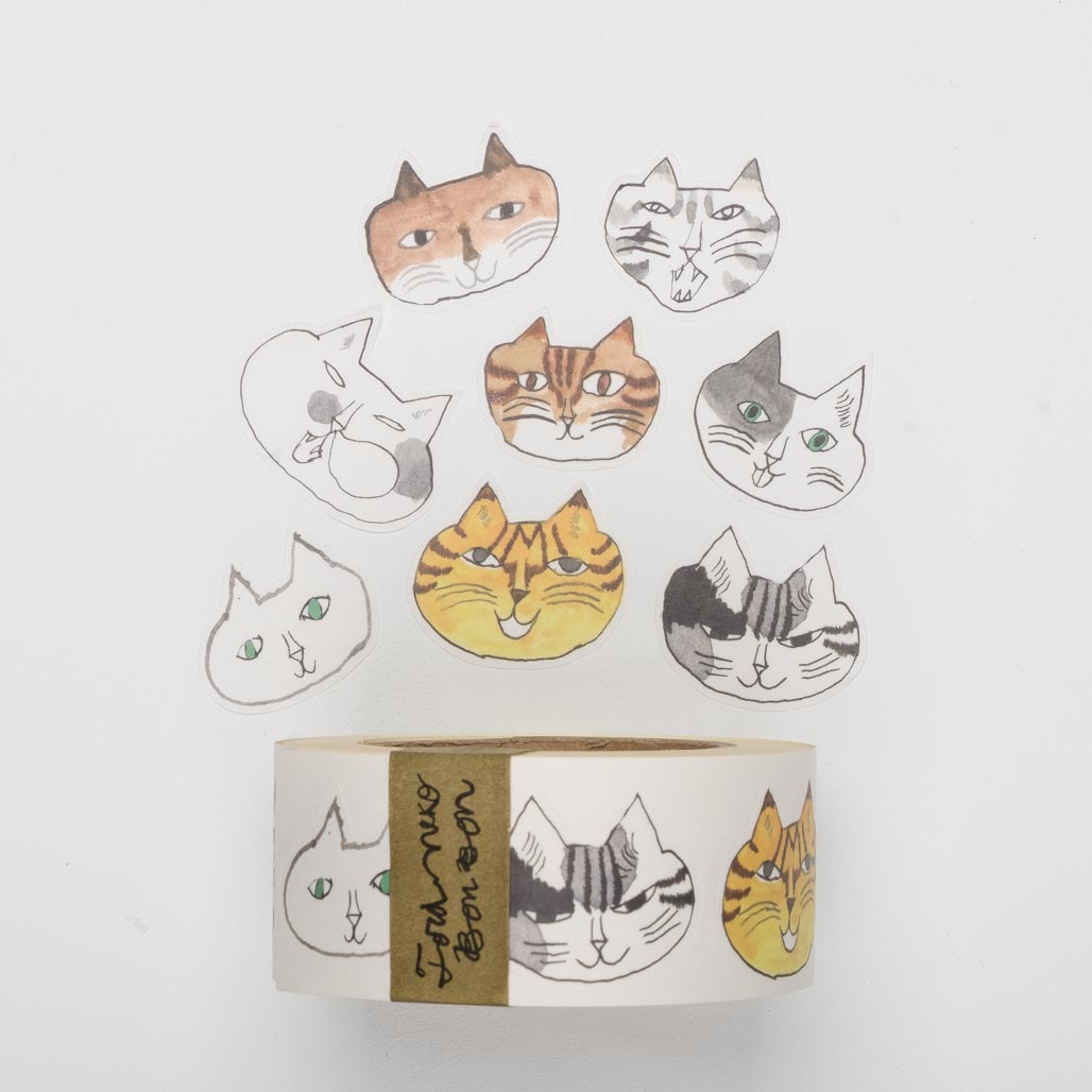 Klebebilder auf Rolle - Katzen (30mm)