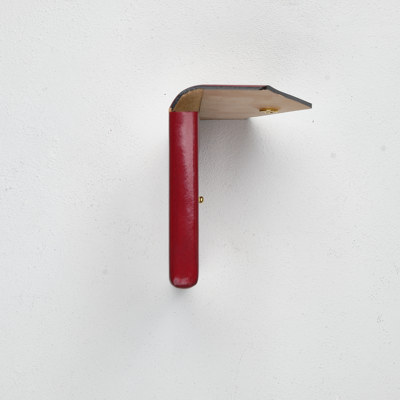 Kartenetui aus Leder Umschlag rot