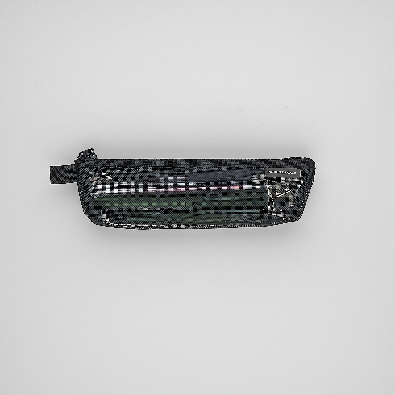 Midori Schreibetui Mesh Pen Case schwarz