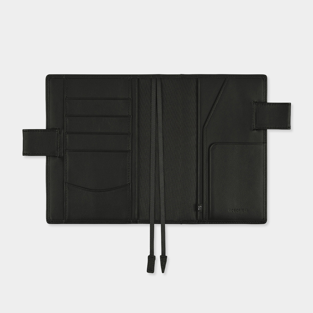 Hobonichi Cover Leder: TS Basic - schwarz (A6)