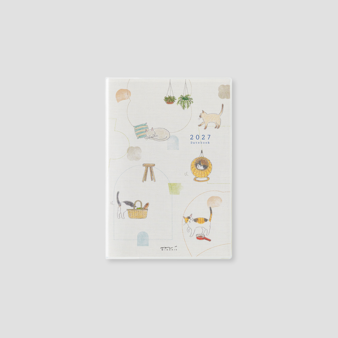 Midori Planer Pocket Diary Cat 2027 (B6)