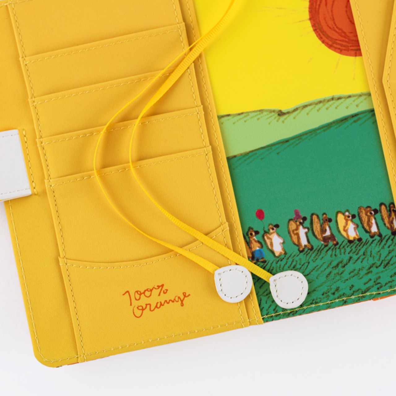 Hobonichi Cover 100%ORANGE: Squirrel Squadron (A6)