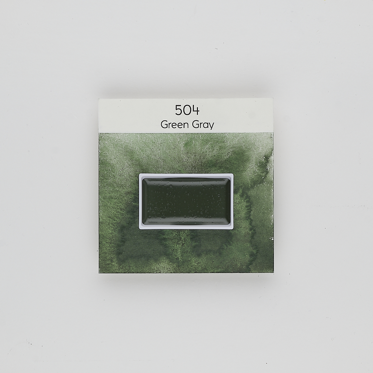 Kuretake Gansai Tambi Aquarellfarbe No.504 GREEN GRAY