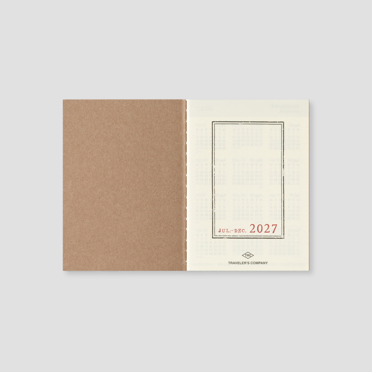 Traveler's Notebook Passport 2027 Wochenplaner