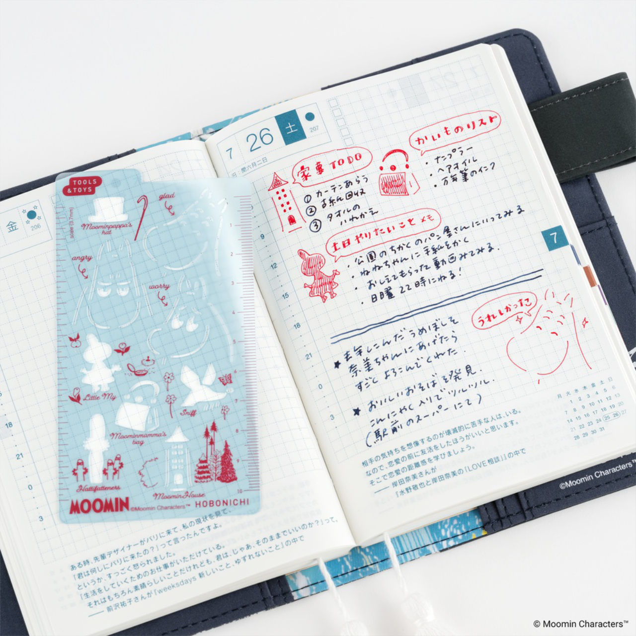 Hobonichi Stencil Moomin