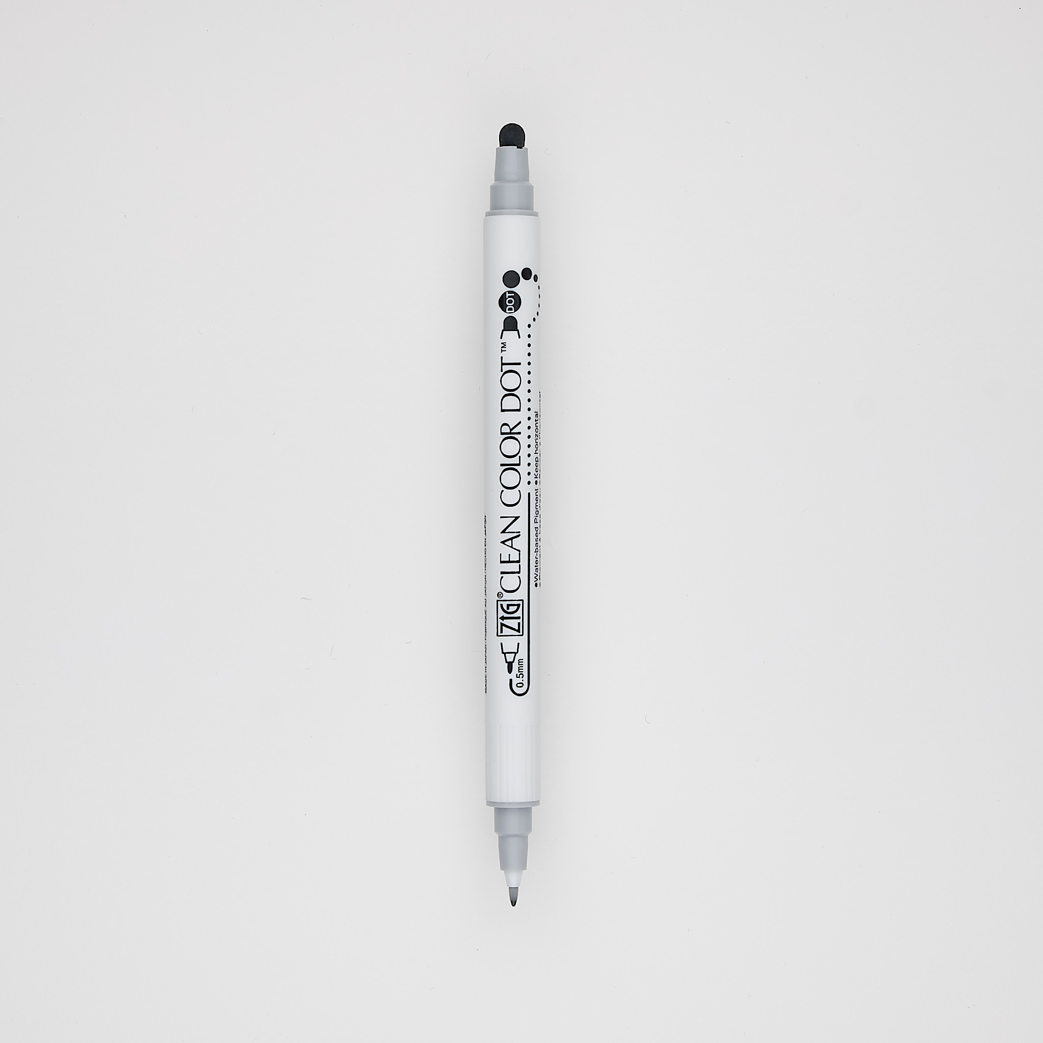 Kuretake Textmarker ZIG Clean Dot Color grau