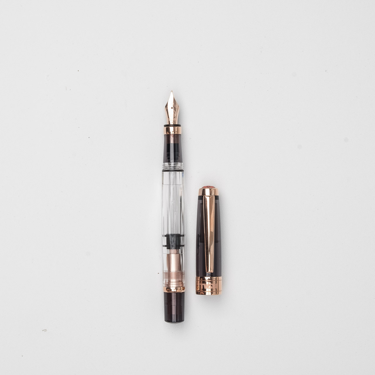 TWSBI Diamond 580 Smoke Rosegold II Kolbenfüller