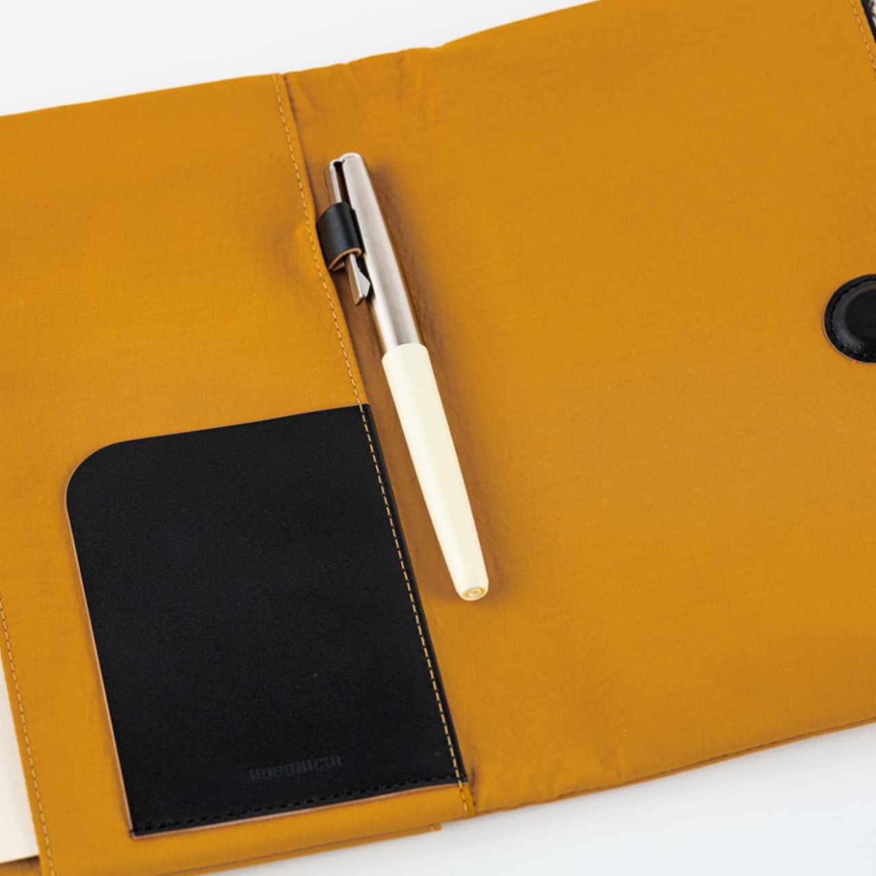 Hobonichi Cover Tragen - senfgelb (A5)