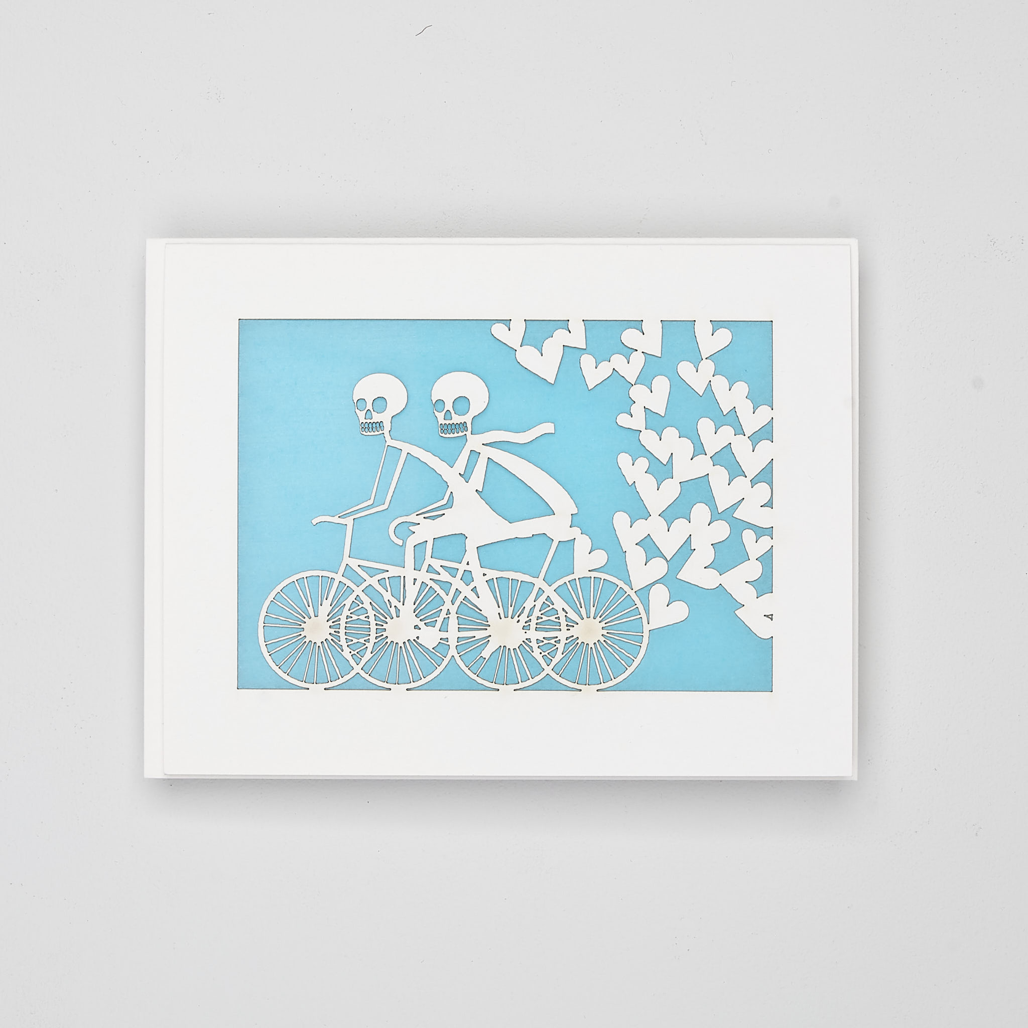 Klappkarte im Laser-Cut Forever Cycling