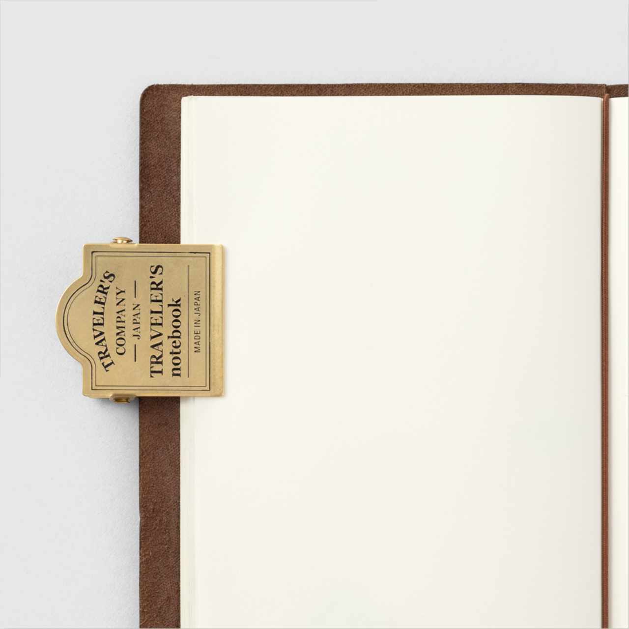 Traveler's Notebook "030" Messing Clip TRC