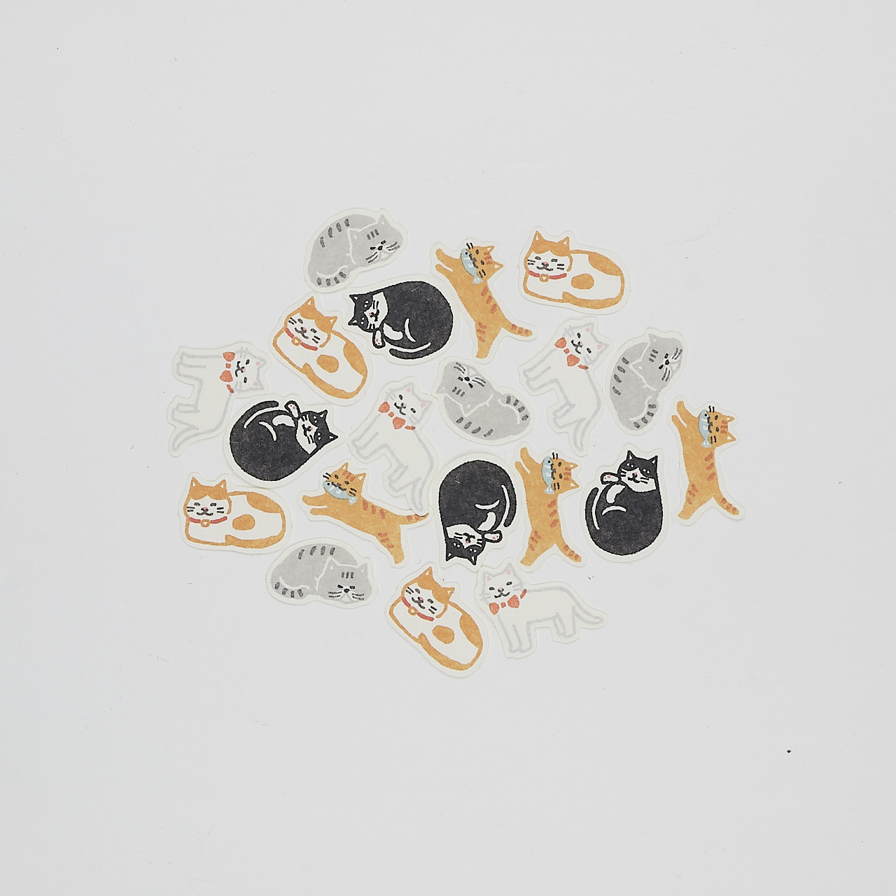 japanische Klebebilder Katze (20 St.)