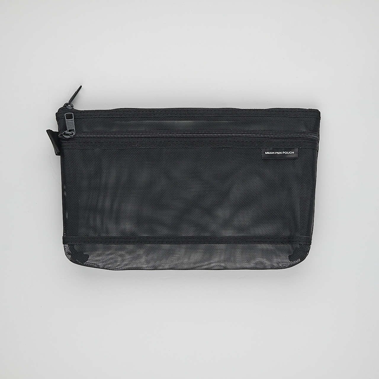 Midori Mäppchen Mesh Pen Pouch schwarz