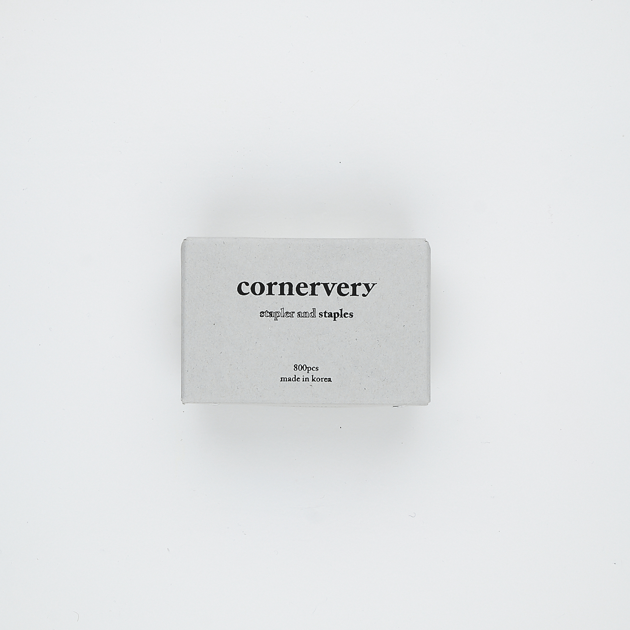 Cornervery Heftklammern silber