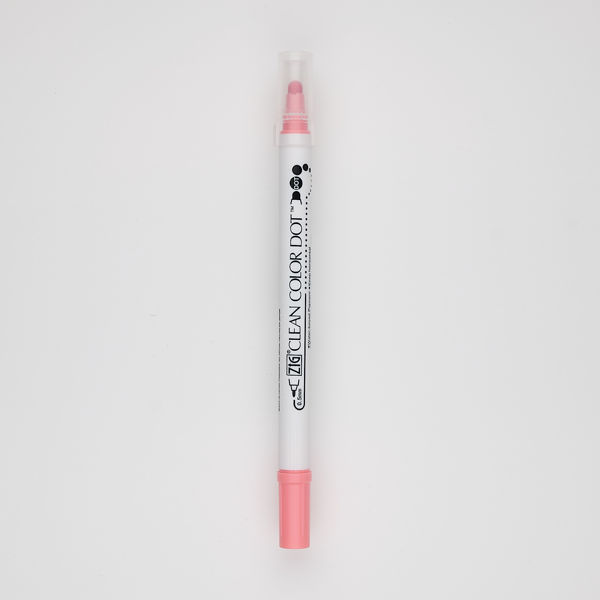 Kuretake Textmarker ZIG Clean Dot Color lachsrosa