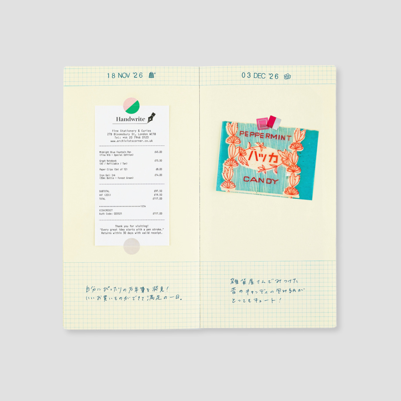 Hobonichi Collect & Collage Collage Stickers (Deco)