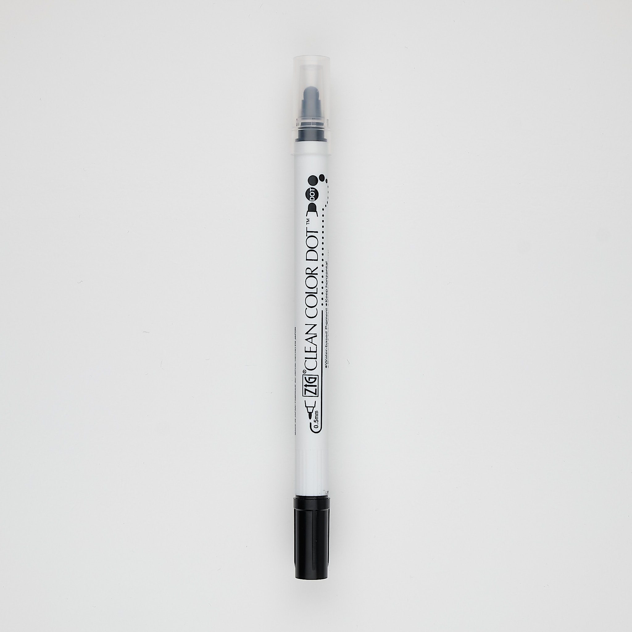 Kuretake Textmarker ZIG Clean Dot Color schwarz