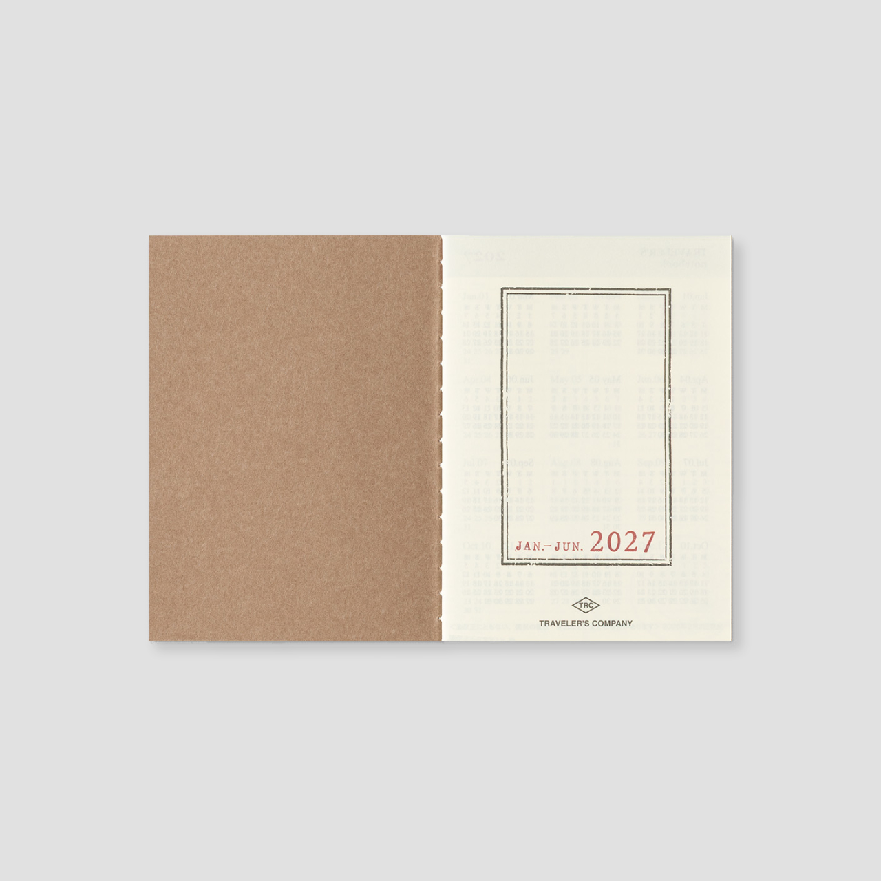 Traveler's Notebook Passport 2027 Wochenplaner