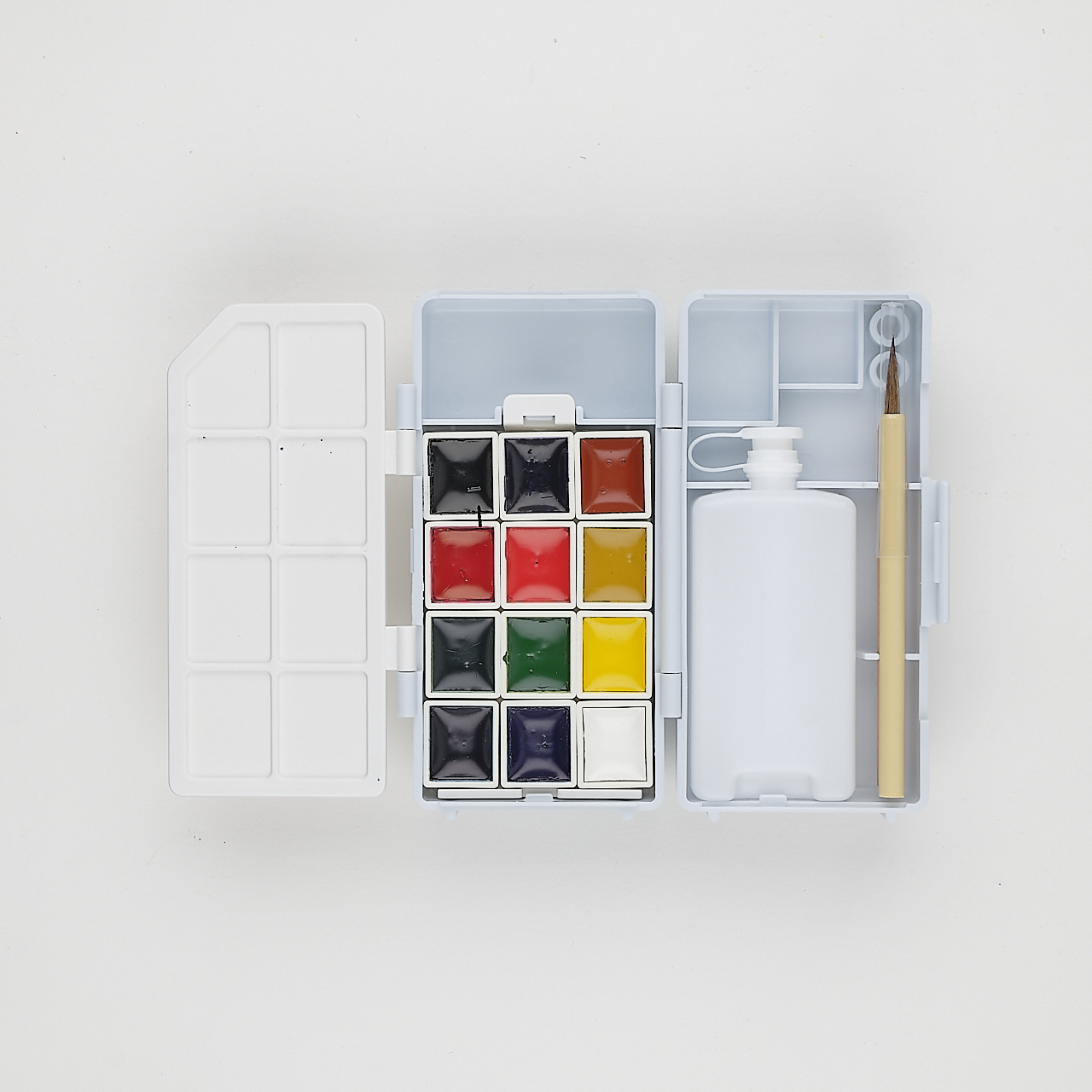 Kuretake Gansai Tambi Aquarell Kompakt 12-Farben Set
