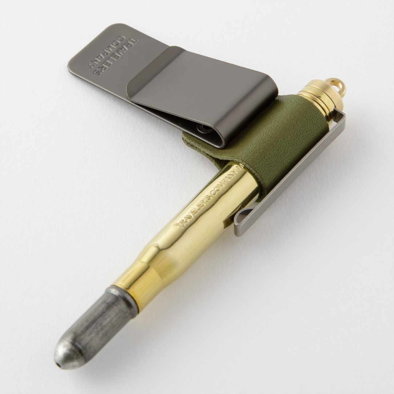 Traveler's Notebook "016" Stiftschlaufe olive