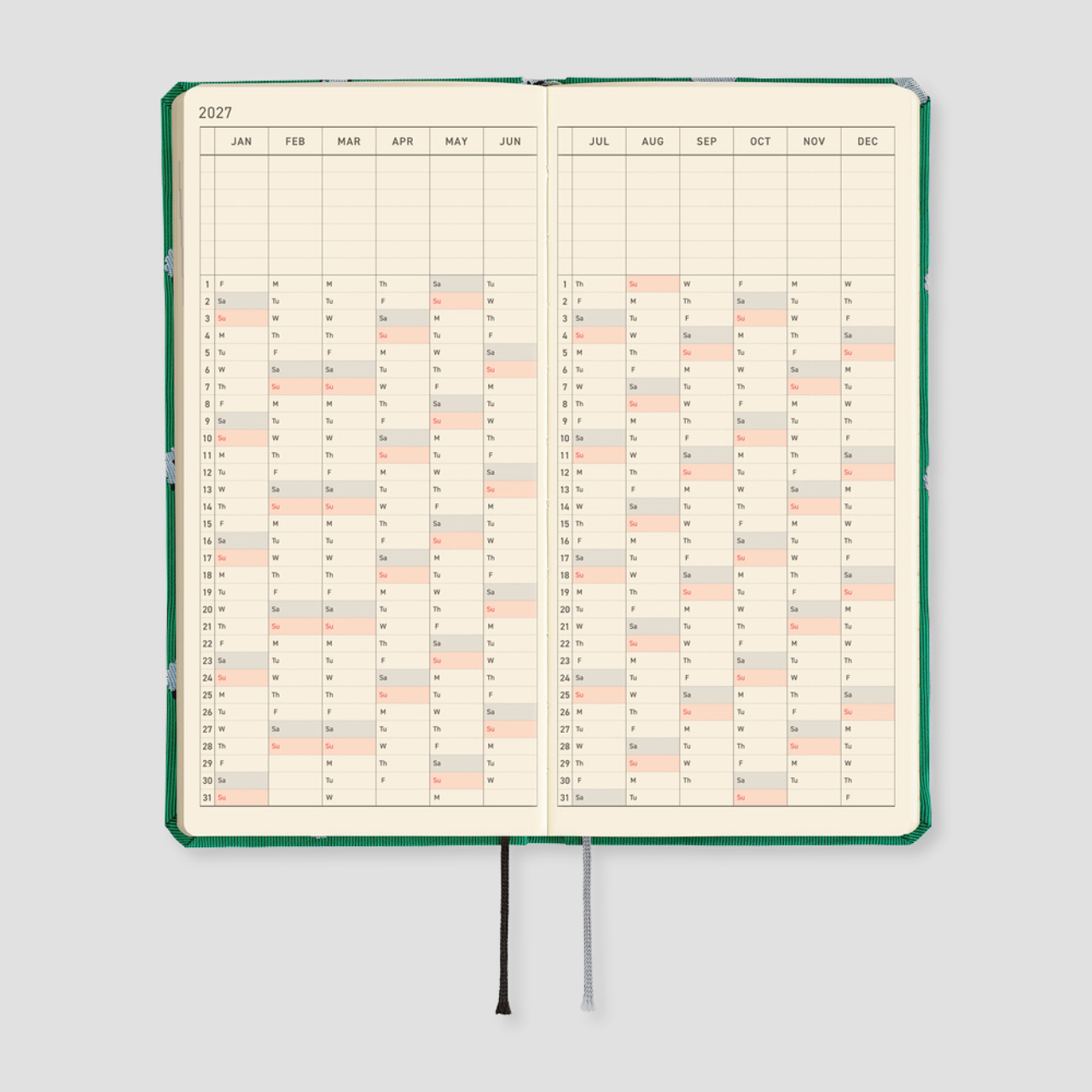 Hobonichi Taschenplaner 2027 Weeks Bow & Tie: Sheep Sheep Sheep (engl.)