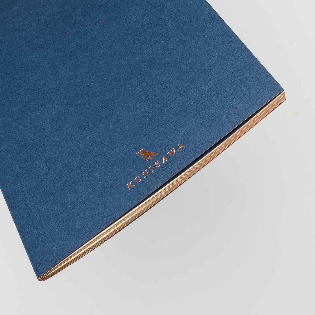 Kunisawa Find Slim Note blau (A5)
