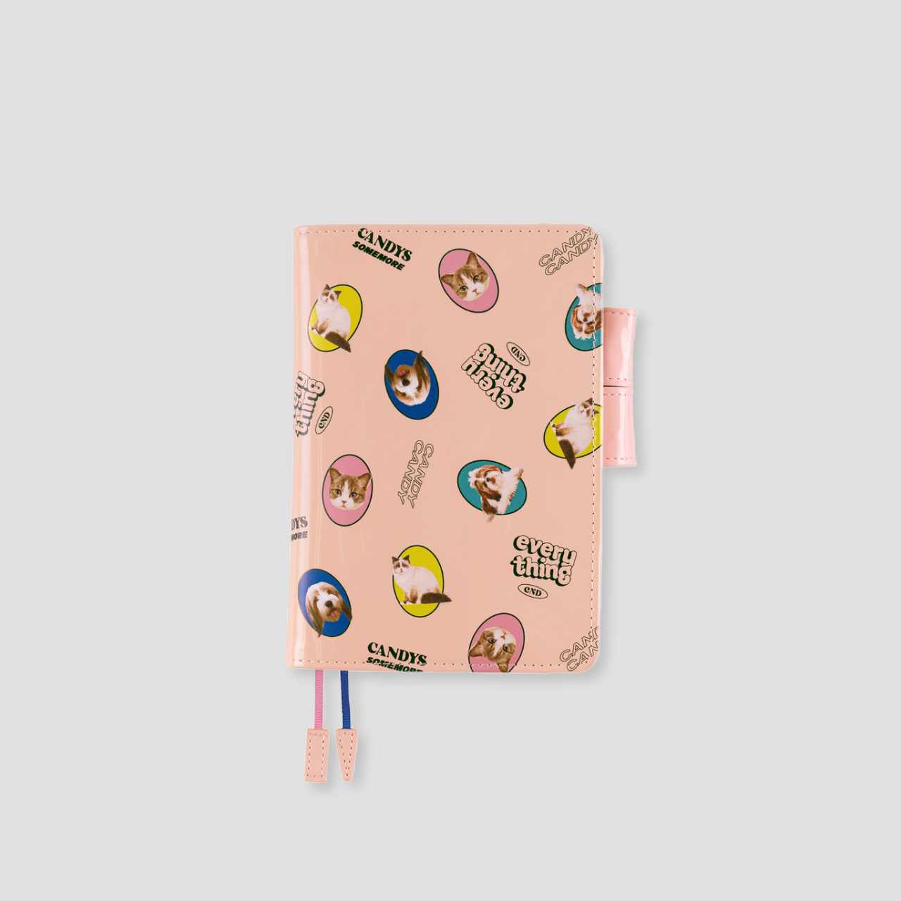 Hobonichi Cover Candy Stripper: Random Dog & Cat (Pink) (A6)