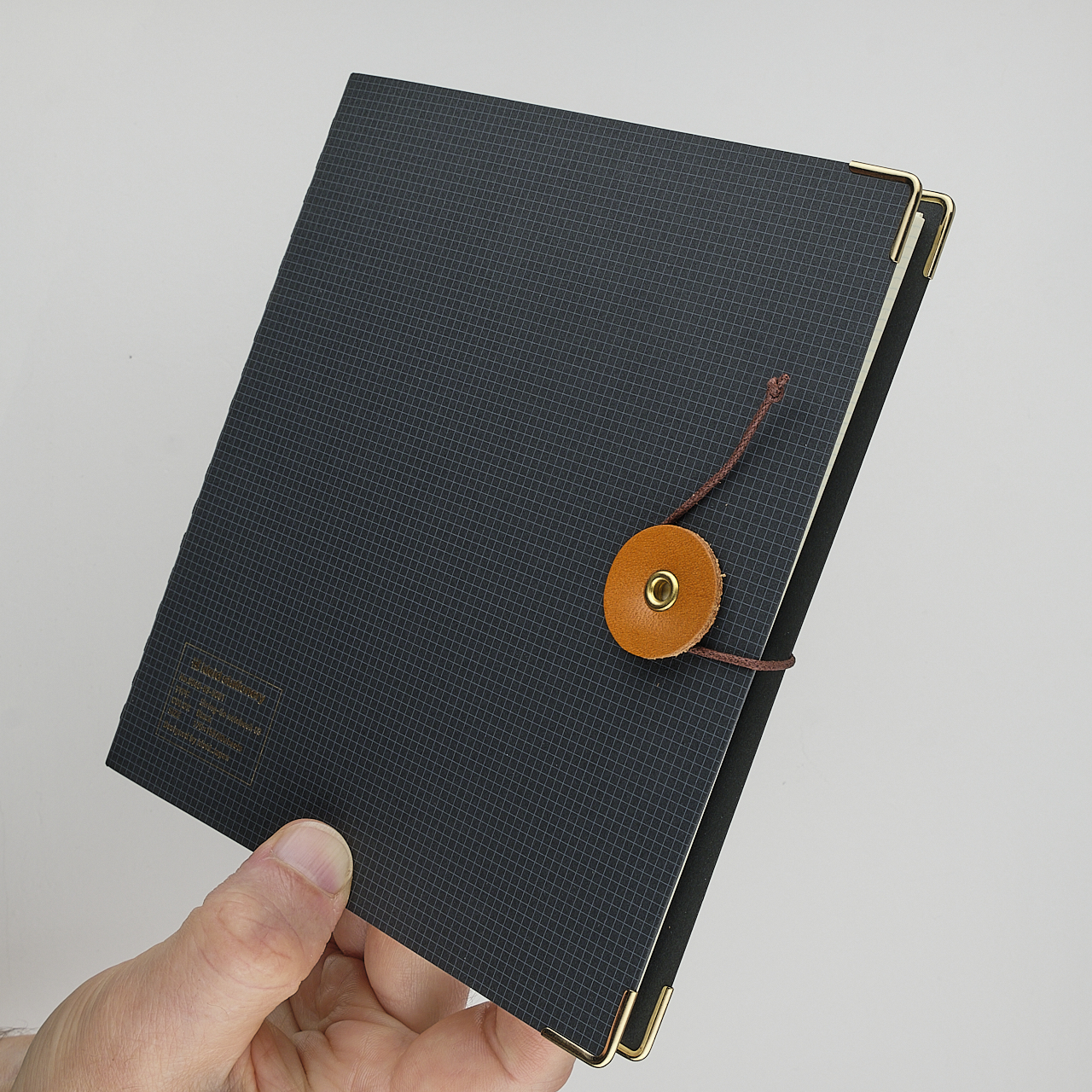 Kleid Ringbuch mit Kordel schwarz