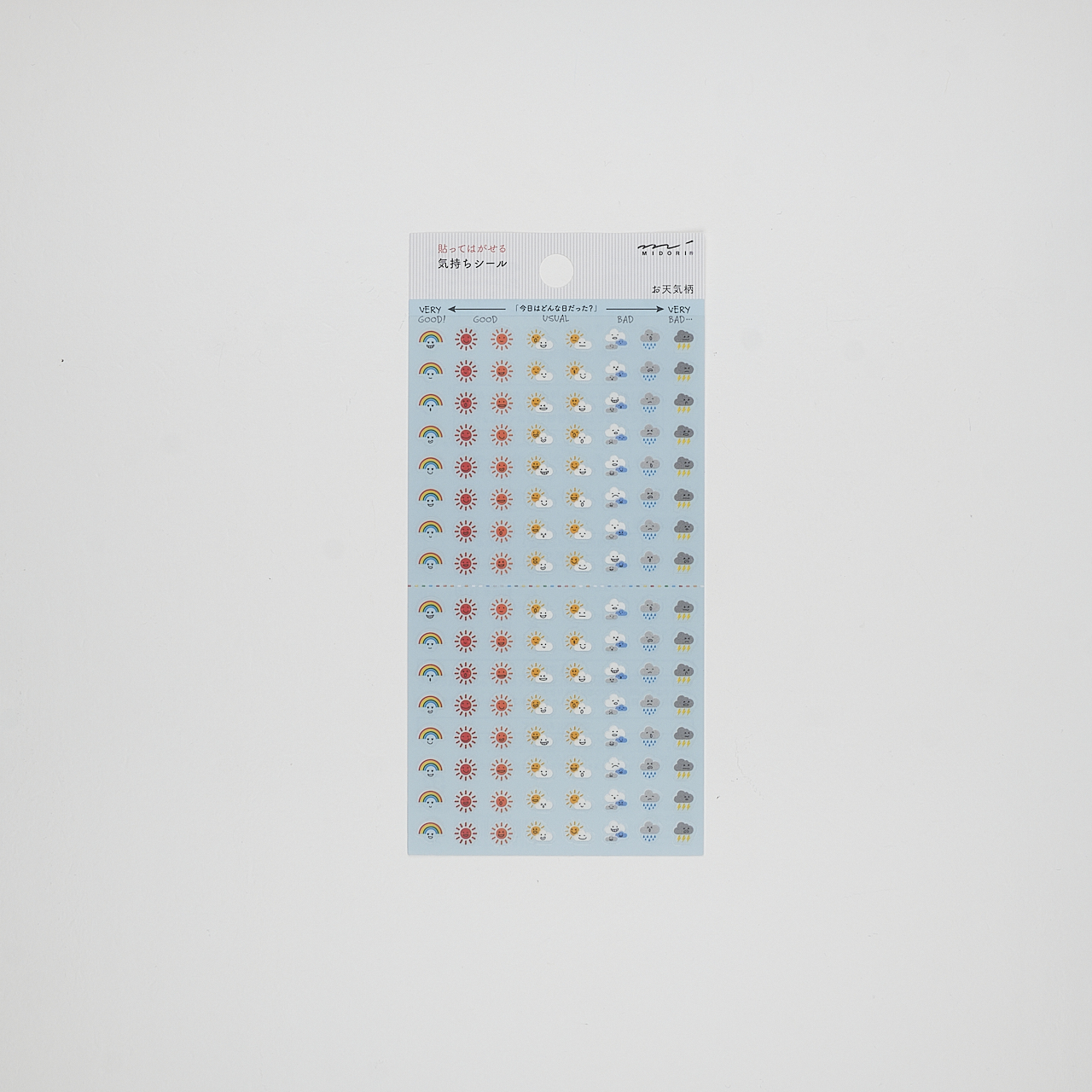 Midori Klebebilder Planner Stickers - Weather / Mood
