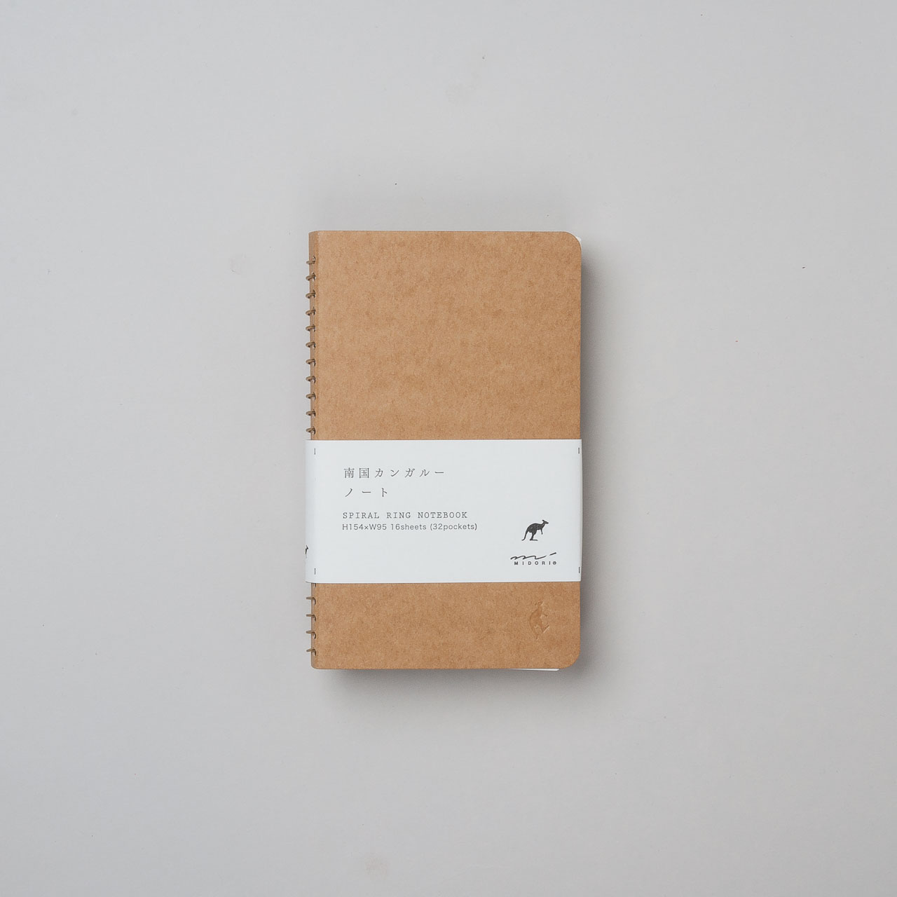 Midori Spiralringbuch Kangaroo A6 mit Taschen