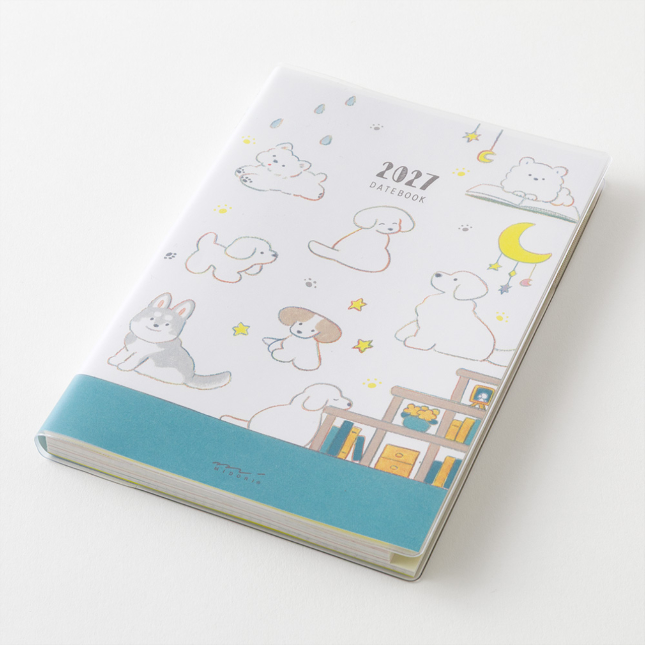 Midori Planer Pocket Diary Dog 2027 (B6)
