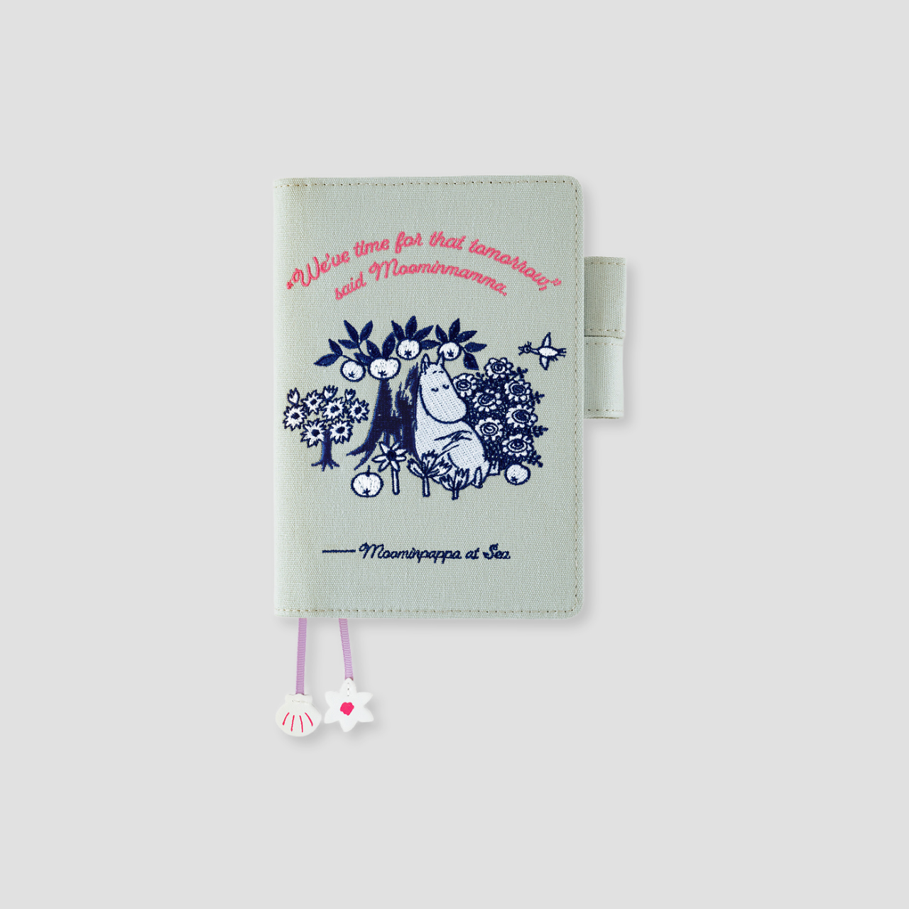 Hobonichi Cover Moomin: My Yard - Pale Mint (A6)