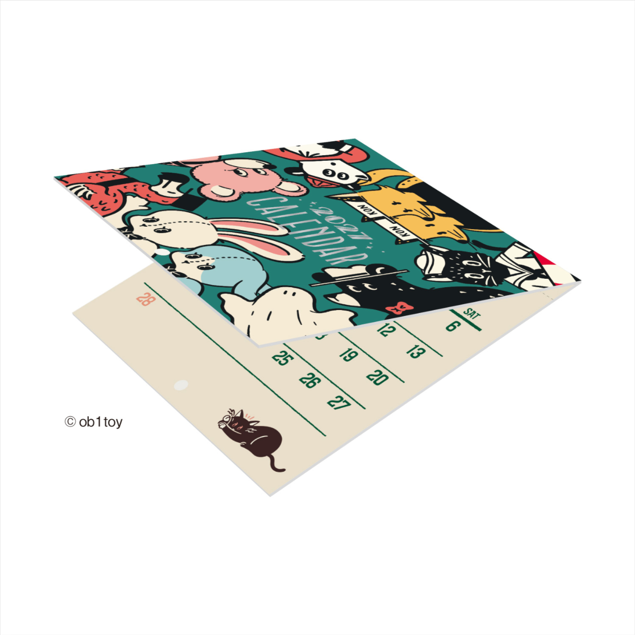 NKcalendar Mini-Wandkalender 2027 Obi-Wan