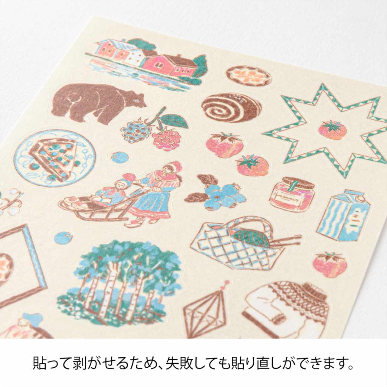 Midori Sticker Kollektion Finnische Motive